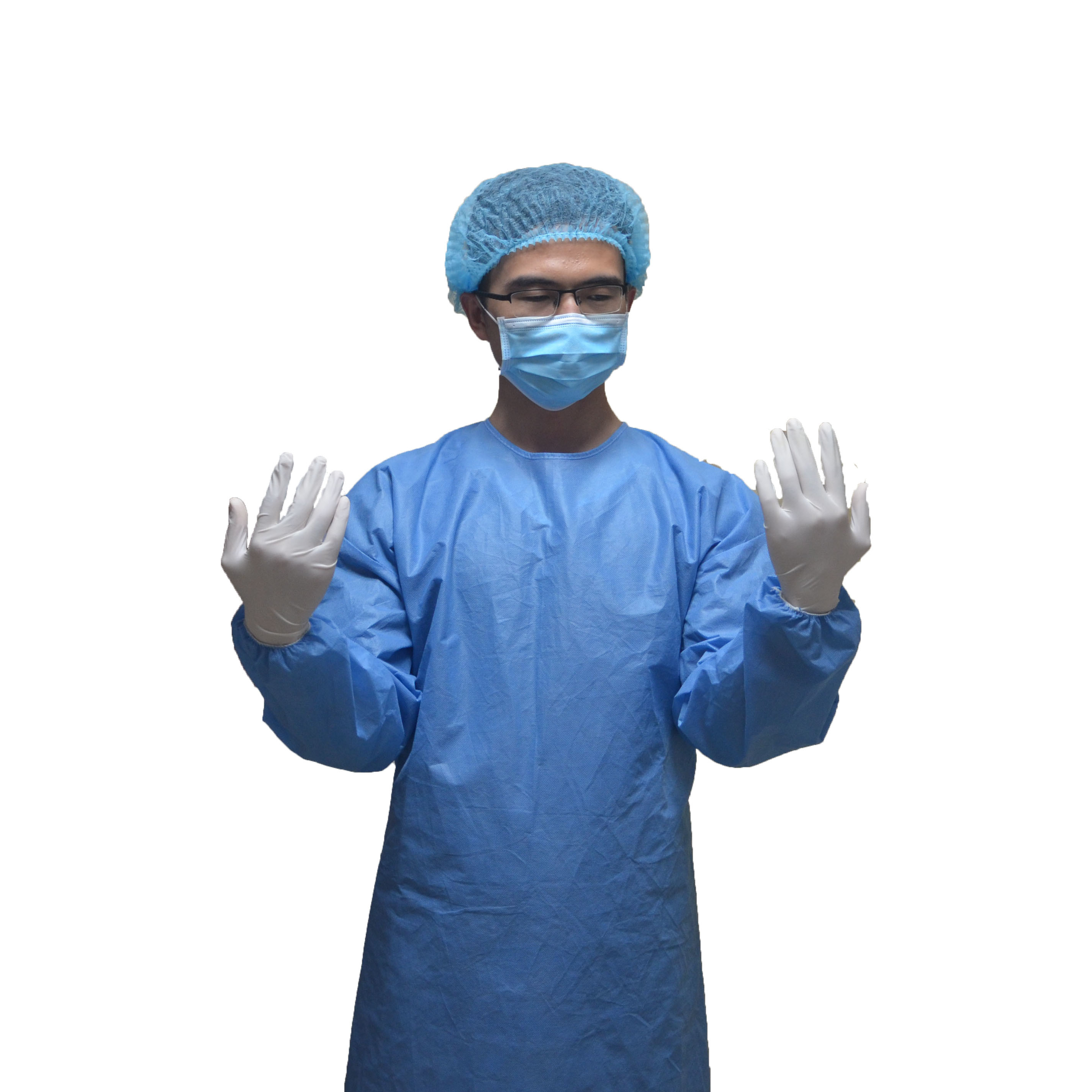 China Non Woven Disposable Waterproof Surgical Isolation Gowns factory