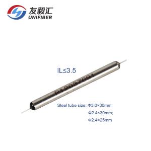 China 1310nm 1550nm 1x2 Single Mode WBC Fiber Optic Splitter factory