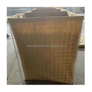 China Galvanized Iron Wire High Strength Gabion Defensive Bastion Barriers for Construction factory