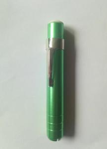 China 10mm Hole Green Color Glossy Finish Pen Styple Aluminum Alloy Chalk Holder factory