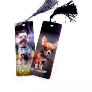 China Full Color 3D Lenticular Bookmark Plastic Bookmark With Flip/Morph Effect factory