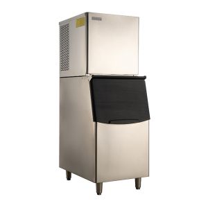 Large Power Snowflake Ice Machine With 220Kg Ice Storage For Home With Good