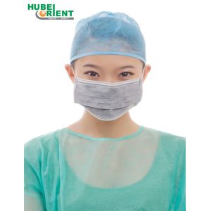 Disposable Fiberglass Free Active Carbon Face Mask With Earloop