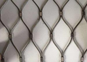 China Flexible Stainless Steel Wire Rope Cable Mesh Netting For Zoo factory