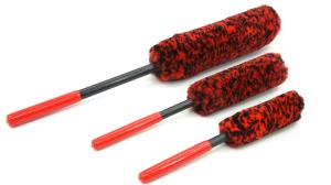 China Superfine Fiber Car Detailing Brush Set Bendable Three Pieces factory