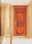 Customized Single Open Door Retro Style Interior Solid Wood Door ISO9001