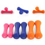 Aerobic Bone Shaped Neoprene Dumbbells Cast Iron For Women