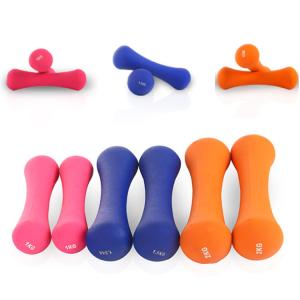 China Aerobic Bone Shaped Neoprene Dumbbells Cast Iron For Women factory