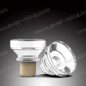 China OEM Custom Crystal Wholesale Glass Bottle Stopper With Polymer factory