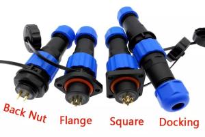 China SP13 IP68 Industrial Electrical Connector Waterproof thermoplastic PPS Insulator factory