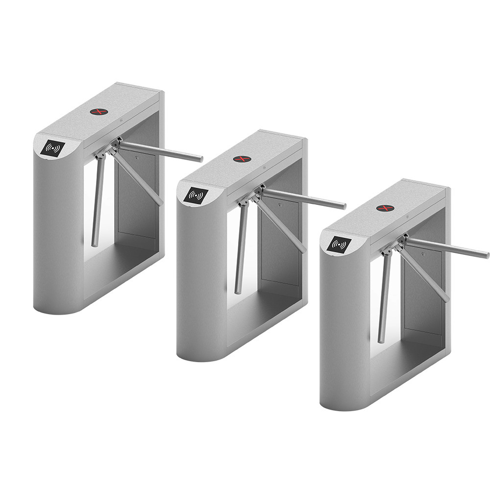 TR300 High Security Drop Arm Tripod Turnstile Outdoor 304 Stainless Steel