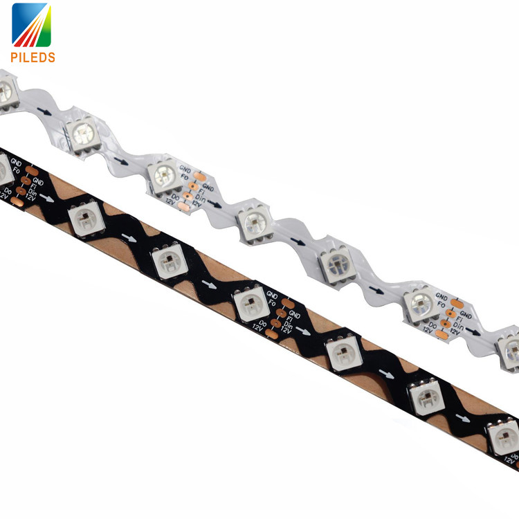Zigzag S Shape Bendable WS2815 LED PIXEL RGB LED Strip Work With Silicone Tube For 2nd Gen Neon Sign