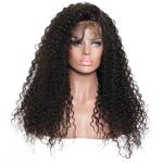 Glam 180 Density Brazilian Virgin Full Lace Human Hair Wigs With Baby Hair