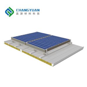 China 75mm Photovoltaic Roof Panel Insulated Sandwich Panel Roofing factory