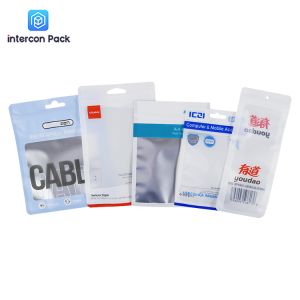 Translucent Paper Plastic Composite Bag Digital Connection Line ODM