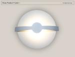 Indoor Modern Minimalist Round Shape Steering Wheel Acrylic LED Wall Lamp