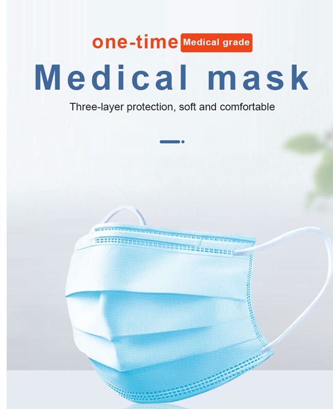 Anti Virus Disposable Earloop Face Mask Medical Mouth Mask Eco Friendly