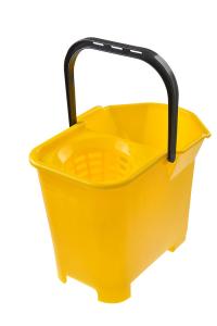 China Heavy Duty Buckets And Pails Plastic Wringer Mop Bucket For Hotels Hospitals factory