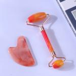 Quartz Face Jade Roller Logo Customized Face Massage Stone Roller