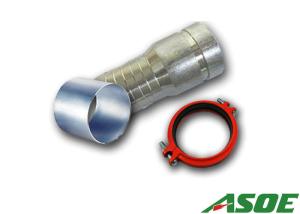 China Safety Lay Flat Hose Fittings , LDHC Nipple Irrigation Hose Coupler factory