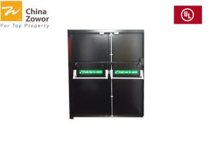 China Galvanized Steel 30/60/90mins Powder Coated Pre-hung Exterior Fire Rated Safety Door factory