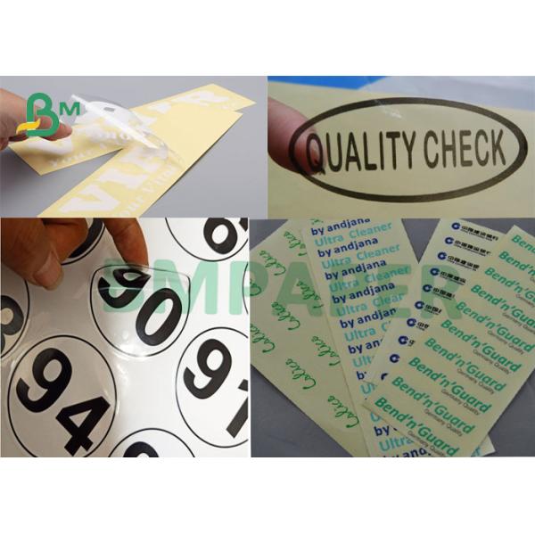 PVC Transparent Sticker Paper PVC Transparent Sticker Paper