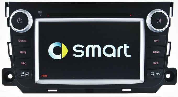 Mercedes Benz Smart Fortwo Car Multimedia with DVD Gps Navigation Radio bluetooth OCB-8837