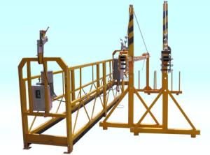 China Steel / Aluminum Alloy Adjustable Powered Rope Suspended Platform Cradle factory