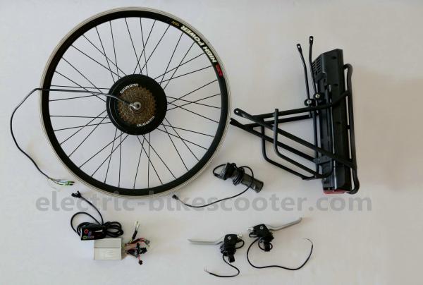25km/H Pedal Assist Ebike Conversion Kit , 250W Electric Bike Conversion Kit