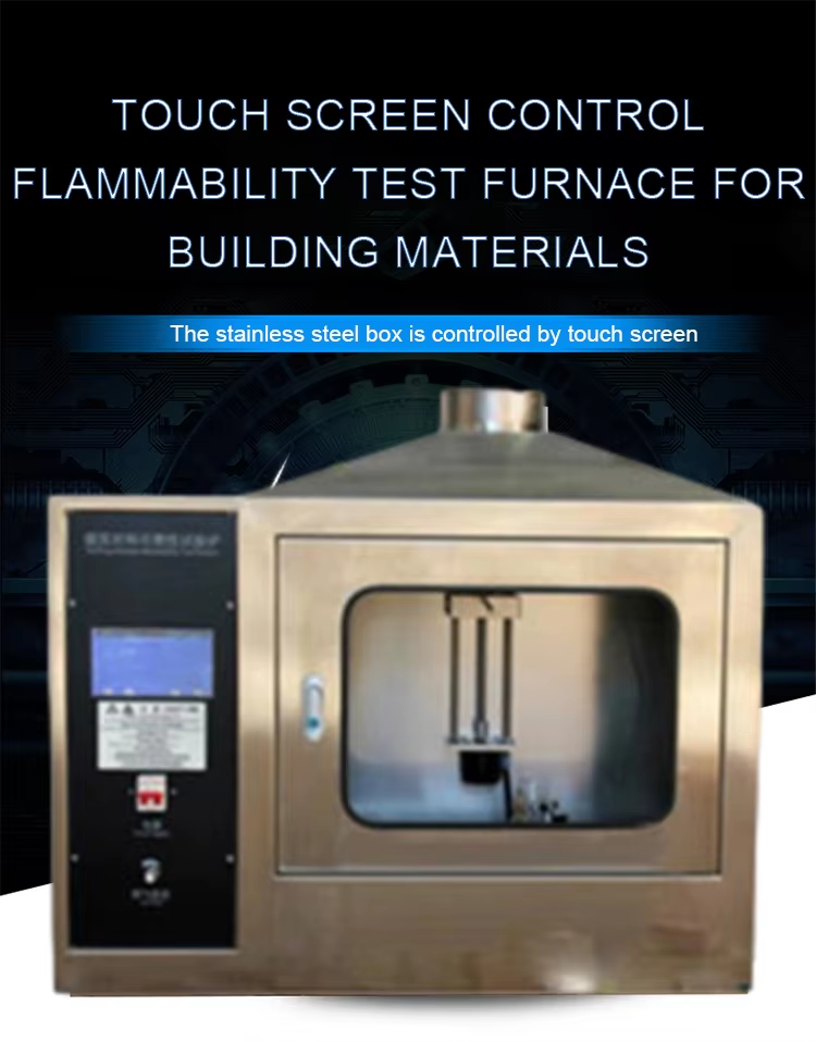 Building Material Ignitability Test Machine with Single Flame Source ISO 11925-2