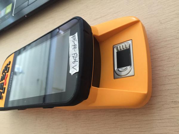 Capacitive Touch Large Memory Biometric Fingerprint Scanner Android 4.5 inch