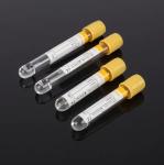 Medical Vacuum Blood Collection Gel Tube With Yellow Top And 1-10ml Draw Volume
