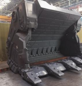 China Quarry Mining Excavator Buckets Construction For Liebherr R974 factory