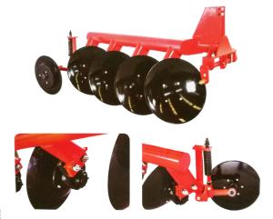 China Rain Fed Area 2pcs Reversible Disc Plough , Working Depth 200-300mm One Way Disc Plough factory
