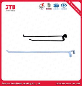 China Supermarket Shelving Accessories 300Mm Wire Hooks Powder Coat factory