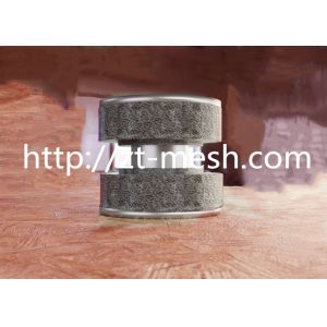 China Customized Thickness Knitted Wire Mesh Screen In Brass Material on sale