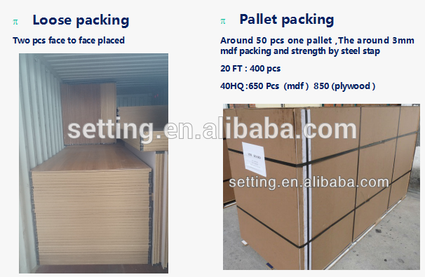 Moisture-proof 4*8ft acrylic mdf for TV Cabinet