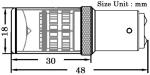 :FG48-1157HW-14W(BAY15D)