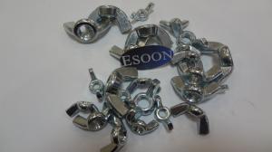 China DIN315 M3 Wing nut with rounded wings Grade 4.8 Zinc Plating,Carbon Steel factory