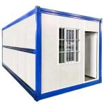 Farmhouse Design Style Foldable Container House for Store Hotel Engineering