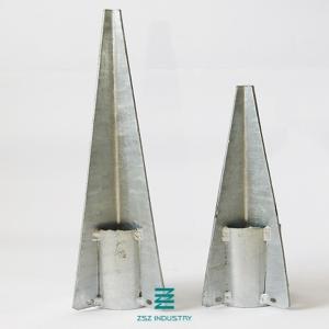 China Hot Dipped Galvanizing Wood Fence Pole Anchor 71mm 91mm 101mm 121mm Diameter factory