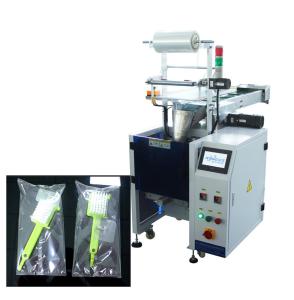 China Automatic Belt Type Kitchen And Bathroom Accessories Vertical Plastic Parts Packaging Machine factory