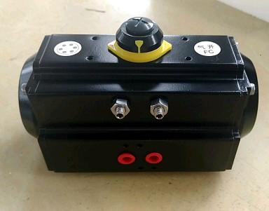 AT series double action single action black aluminum body pneumatic rotary