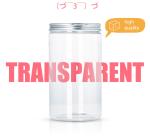 Manufacturer Wholesale Empty Clear Jar Plastic Jar For Candy Nut Custom Clear
