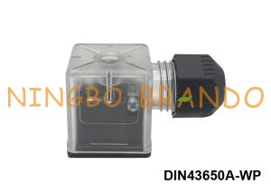 China DIN43650A Waterproof IP67 Solenoid Valve Coil Connector 2P+E 3P+E factory