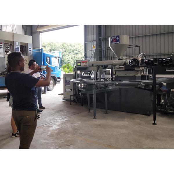 Flip Flops Sandals Making Machine PVC Air Blowing One Time Injection