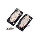 Rosewood Double Coil Humbucker Pickup Adjustable Pole-Piece For LP Electric