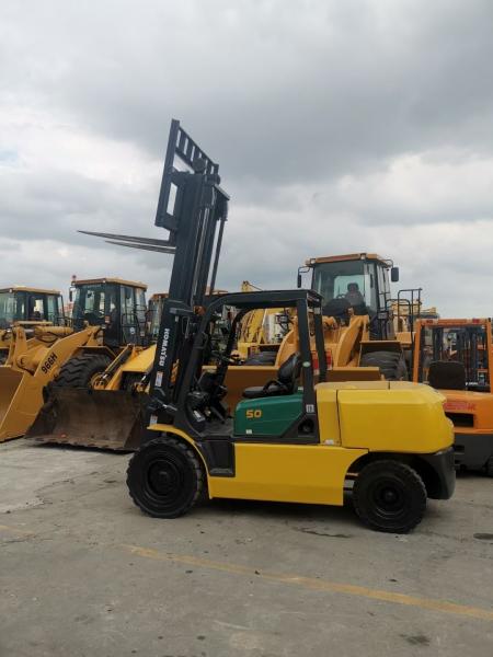 Used Orignal Japan Manufactured Komatsu Fd50 Forklift Truck in Good Condition