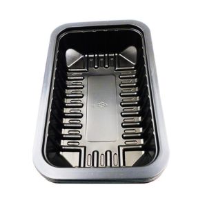 China Modified Atmosphere Packing MAP Disposable Food Trays 40mm 60mm depth on sale