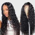 No Shedding Brazilian Water Wave Bundles , 45.72cm 18 Inch Human Hair Bundles